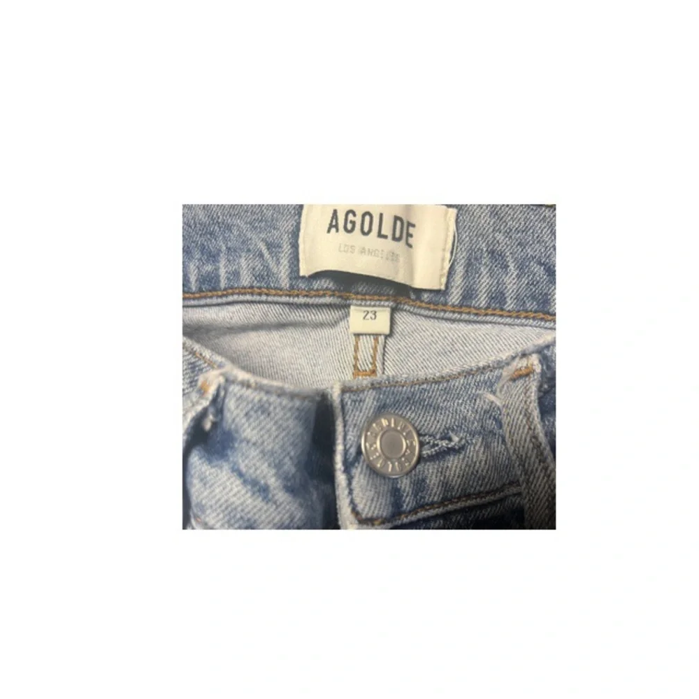 Agolde Riley Distressed Button‎ Fly Jeans - Picture 4 of 6